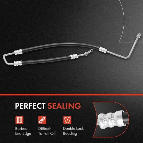 A-Premium Power Steering Pressure Hose Line Assembly Compatible with Jeep Grand Cherokee 2005-2010, Grand Cherokee 2007-2009, Commander, 3.0L 5.7L, with O-ring, To Gear From Hydraulic Fan Motor in Saudi Arabia