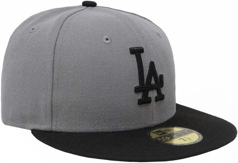 قبعة New Era 59Fifty MLB Basic Los Angeles Dodgers باللون الأحمر القرمزي (7-55.8 سم) in Saudi Arabia