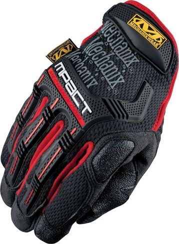 Mechanix Wear: قفازات عمل M-Pact ذات ملاءمة آمنة، وقفازات عمل مع حماية من الصدمات وامتصاص الاهتزاز، وقفازات أمان للرجال (أسود/رمادي، كبير) in Saudi Arabia