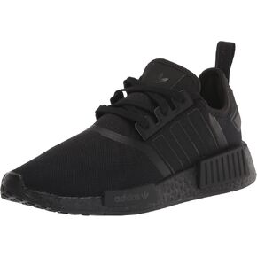 adidas Originals NMD_R1 Sneaker, Black/Lucid Lime/White, 4 US Unisex big kid in Kuwait