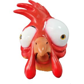 Cartoon Chicken Animal Cosplay Rooster Latex Hood Mask, Halloween Cosplay Costume Mask Props, Adult in Saudi Arabia