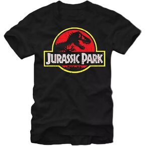 Jurassic Park Classic Logo Symbol Mens T-Shirt in Saudi Arabia