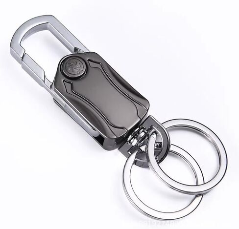 keychain clip,Universal Key Fob Keychain Holder for Men and Women,360 Degree Rotatable,Carabiner Car Key Chains. in Saudi Arabia