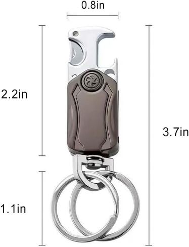 keychain clip,Universal Key Fob Keychain Holder for Men and Women,360 Degree Rotatable,Carabiner Car Key Chains. in Saudi Arabia