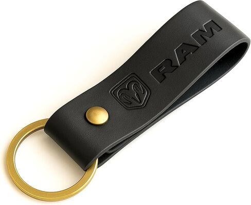 RAM Keychain Genuine Leather – Officially Licensed Dodge Ram 1500 Accessories Truck Key Chain Accessories in Saudi Arabia