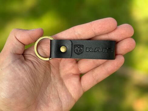 RAM Keychain Genuine Leather – Officially Licensed Dodge Ram 1500 Accessories Truck Key Chain Accessories in Saudi Arabia