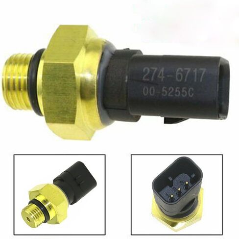 OE Fit 274-6717/2746717، مستشعر ضغط الوقود، متوافق مع Caterpillar C15 C27 C32 C6.6 C7 C9 C9.3 in Kuwait