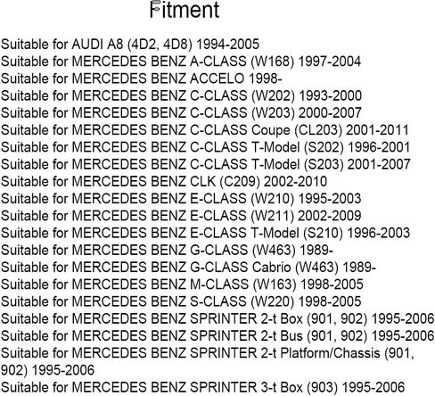 0041537528/0281002498، مستشعر ضغط حاجز الوقود، متوافق مع Audi A8 (4D2، 4D8) 1994-2005 متوافق مع مرسيدس بنز A-Class C-Class CLK E-Class G-Class M-Class S-Class Sprinter in Kuwait
