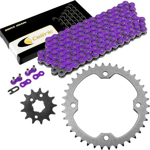 Caltric Drive Chain and Sprocket Kit Compatible with Yamaha Raptor 350 YFM350 ATV 2004-2013 in Saudi Arabia