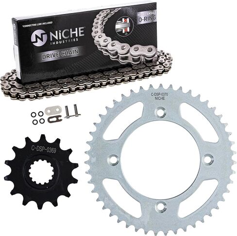 NICHE Drive Sprocket Chain Combo for Yamaha YZ65 Front 14 Rear 47 Tooth 420 X-Ring 114 Links in Saudi Arabia