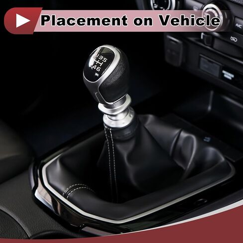 1 Pc Gear Shift Stick Gaiter for Toyota Corolla 2001-2013 Gear Stick Knob Cover Boot Shift Cover No.5880812180B0 Black Faux Leather in Saudi Arabia