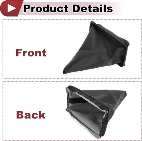 1 Pc Gear Shift Stick Gaiter for Toyota Corolla 2001-2013 Gear Stick Knob Cover Boot Shift Cover No.5880812180B0 Black Faux Leather in Saudi Arabia