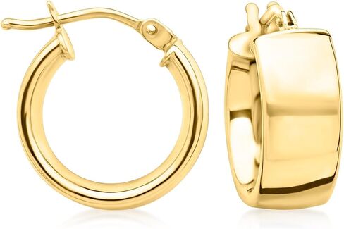 Ross-Simons Italian 14kt Yellow Gold Huggie Hoop Earrings in Saudi Arabia