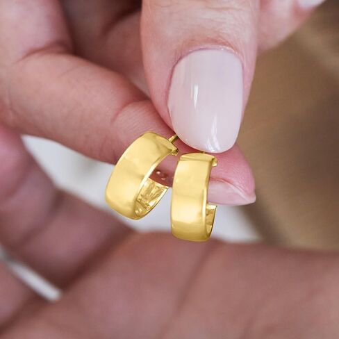 Ross-Simons Italian 14kt Yellow Gold Huggie Hoop Earrings in Saudi Arabia