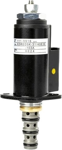 Yellow Dot 111-9916 KDRDE5K-31 40E30-103A 111 9916 Rotary Solenoid Valve 12V For Excavator C7 C9 320 3046 3054 in Kuwait