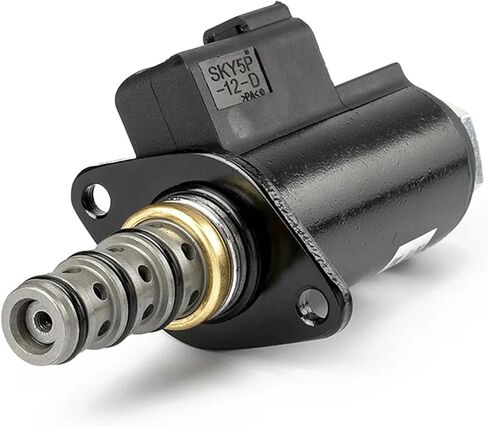 Yellow Dot 111-9916 KDRDE5K-31 40E30-103A 111 9916 Rotary Solenoid Valve 12V For Excavator C7 C9 320 3046 3054 in Kuwait