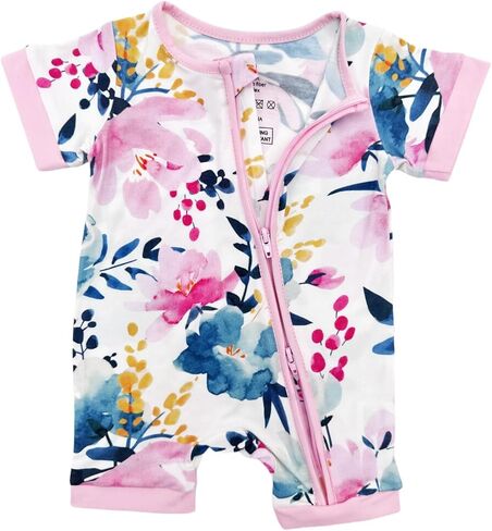 Bow Dream Baby Girl Romper 2 pack Bamboo Rayon Baby Clothes Short Sleeve Jumper Baby Girls’s One-Piece Rompers Summer in Kuwait