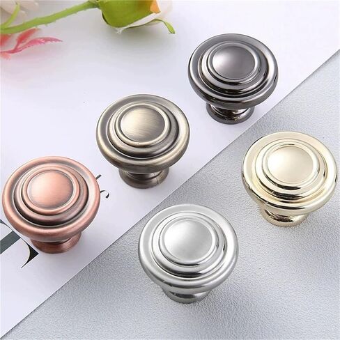 20 Pieces Drawer Handles, Push-Pull, Home Decor, Practical Cabinets(Brushed 1) in Saudi Arabia