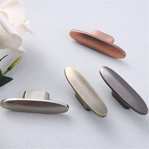 20 Pieces Drawer Handles, Push-Pull, Home Decor, Practical Cabinets(Brushed 1) in Saudi Arabia
