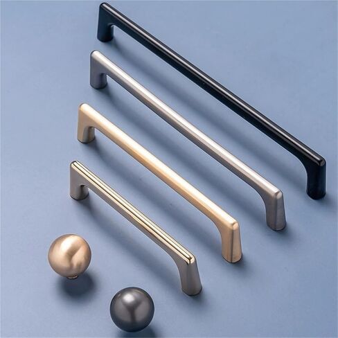 Vintage Cabinet Handle Kitchen Suitable for Bedside Table Drawer Knob(Bright Gold,128mm) in Saudi Arabia