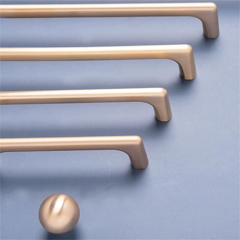 Vintage Cabinet Handle Kitchen Suitable for Bedside Table Drawer Knob(Bright Gold,128mm) in Saudi Arabia