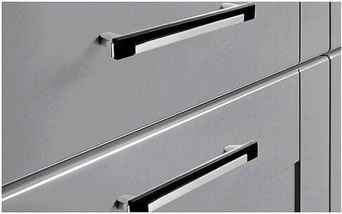 2 Pieces Drawer Handles, Push-Pull, Home Decor, Practical Cabinets(White,154 * 28mm) in Saudi Arabia