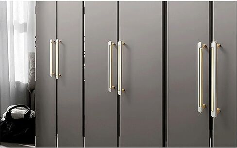 2 Pieces Drawer Handles, Push-Pull, Home Decor, Practical Cabinets(White,154 * 28mm) in Saudi Arabia