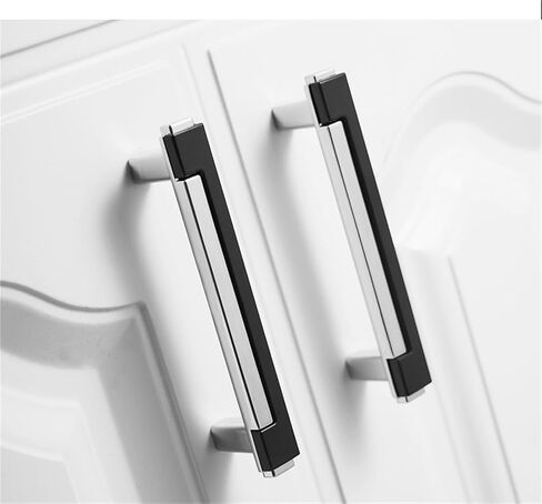 2 Pieces Drawer Handles, Push-Pull, Home Decor, Practical Cabinets(White,154 * 28mm) in Saudi Arabia