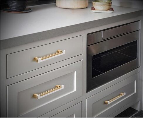 2 Pieces Drawer Handles, Push-Pull, Home Decor, Practical Cabinets(White,154 * 28mm) in Saudi Arabia
