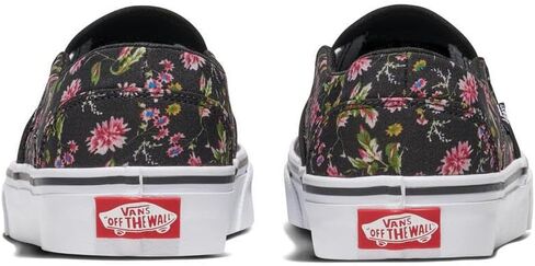 حذاء Asher سهل الارتداء للنساء من Vans | أحذية رياضية مريحة للمشي، للأزياء والارتداء اليومي، أسود زهري داكن، 10 in Saudi Arabia