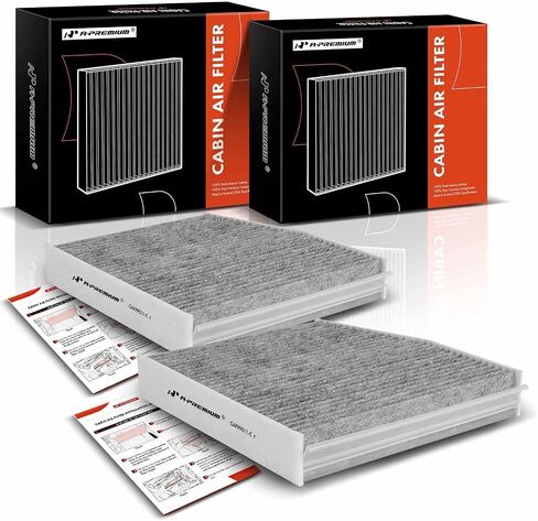 A-Premium 2-PC Cabin Air Filter with Activated Carbon Compatible with Mercedes-Benz B250, B250e, CLA250, CLA35 AMG, CLA45 AMG, GLA250, GLA35 AMG, GLA45 AMG, GLB250, GLB35 AMG & Infiniti QX30 in Saudi Arabia