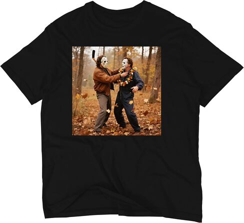 Halloween Terror Character T Shirt, Halloween Novelty Forest Teen Boy Girl Shirts for Men Women in Saudi Arabia