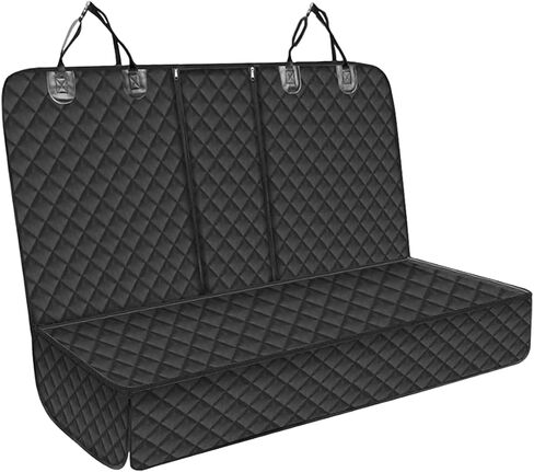 Car Back Seat Cover for Dog, Waterproof Nonslip Car Seat Protector for Pet Kids, Pet Bench Backseat Cover for Cars SUVs Trucks, 53" in Saudi Arabia
