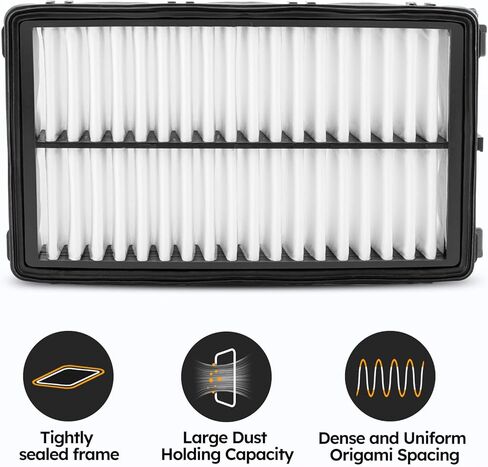 (Hybrid excluded) 28113-L1000 Engine Air Filter for 22-23 Hyundai Tucson,21-23 Hyundai Santa FE,20-23 Hyundai Sonata,22-23 Hyundai Santa Cruz / 22-23 KIA Carnival,21-23 KIA K5 WA11090 PA99540 in Saudi Arabia