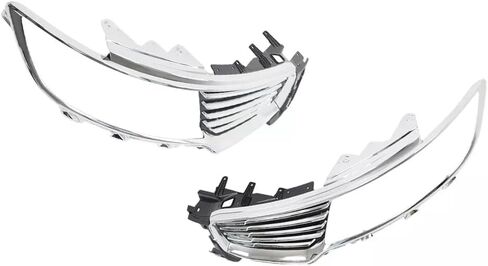 for 2016-2018 Lincoln MKX Front Upper Grille Grill Assembly Chrome Pair LH+RH in Saudi Arabia