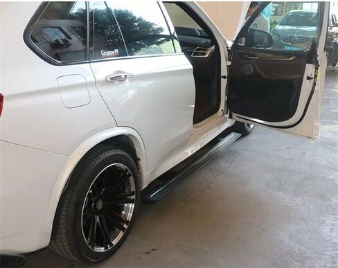 لوحة تشغيل كهربائية قابلة للنشر، دواسة جانبية، قضيب Nerf من الألومنيوم يناسب 2012-2019 BMW X6 in Saudi Arabia