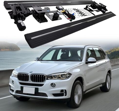 لوحة تشغيل كهربائية قابلة للنشر، دواسة جانبية، قضيب Nerf من الألومنيوم يناسب 2010-2018 BMW X5 in Saudi Arabia
