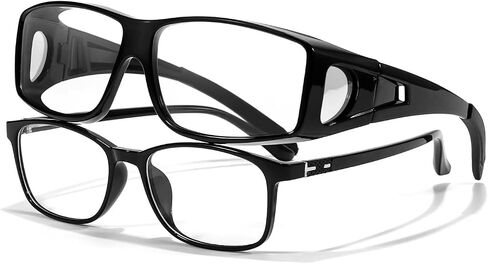 نظارات VIEWBETTER Fit Over Anti 99.99% للضوء الأزرق للنساء والرجال، نظارات شاشة ألعاب الكمبيوتر المضادة للحجب الأزرق in Kuwait