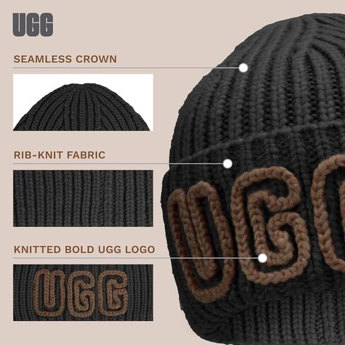 قبعة صغيرة مضلعة مصنوعة للنساء من UGG in Saudi Arabia