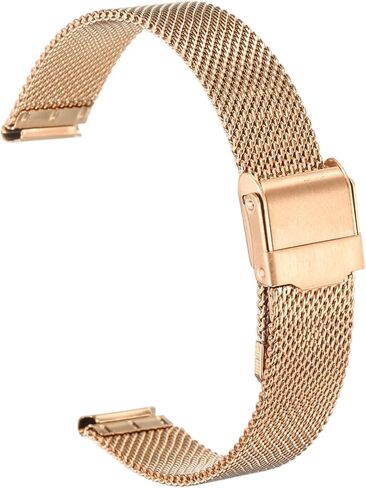 HARFINGTON Stainless Steel Mesh Watch Band Quick Release Adjustable Metal Replacement Watch Strap for Men and Women in Kuwait