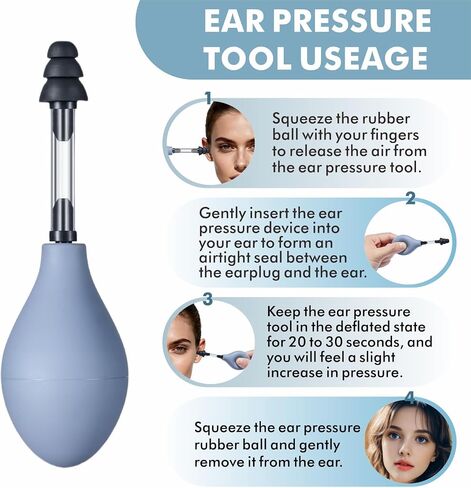 ZIDE Ear Pressure Relief Device,Migraine Ear Pressure Relief,Airplane Ear Tinnitus Relief Headache Relief Through Inner Ear Pressure Balance,Reduces Tension in Saudi Arabia