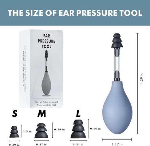 ZIDE Ear Pressure Relief Device,Migraine Ear Pressure Relief,Airplane Ear Tinnitus Relief Headache Relief Through Inner Ear Pressure Balance,Reduces Tension in Saudi Arabia