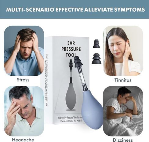 ZIDE Ear Pressure Relief Device,Migraine Ear Pressure Relief,Airplane Ear Tinnitus Relief Headache Relief Through Inner Ear Pressure Balance,Reduces Tension in Saudi Arabia