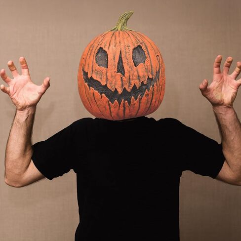 Trick Or Treat Studios King Pumpkin Full Overhead Costume Mask Adult in Saudi Arabia