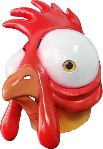 Cartoon Chicken Animal Cosplay Rooster Latex Hood Mask, Halloween Cosplay Costume Mask Props, Adult in Saudi Arabia