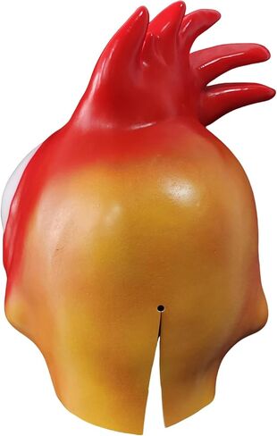 Cartoon Chicken Animal Cosplay Rooster Latex Hood Mask, Halloween Cosplay Costume Mask Props, Adult in Saudi Arabia