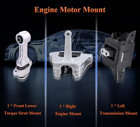 4PCS Engine Motor & Trans Mount Set Fit for Hyundai Tucson 2005-2009 & Kia Sportage 2005-2010 L4 2.0L Automatic Transmission Motor Mount Replace OE# A7132, A7138, 218302E100 Engine Motor Mount Kit in Saudi Arabia