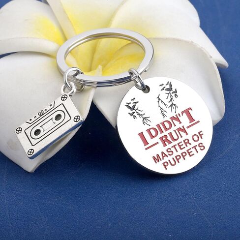 KEYCHIN Eddie Fans Inspired Keychain TV Series Fans Gifts I Didn't Run Master Of Puppets Jewelry For Friend Family in Saudi Arabia