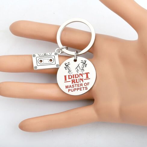 KEYCHIN Eddie Fans Inspired Keychain TV Series Fans Gifts I Didn't Run Master Of Puppets Jewelry For Friend Family in Saudi Arabia