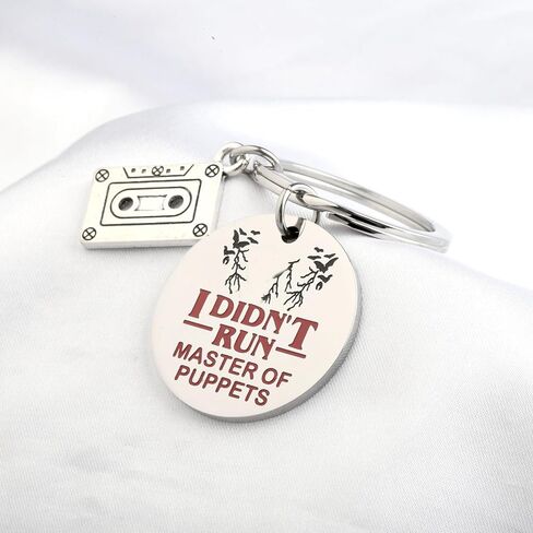 KEYCHIN Eddie Fans Inspired Keychain TV Series Fans Gifts I Didn't Run Master Of Puppets Jewelry For Friend Family in Saudi Arabia